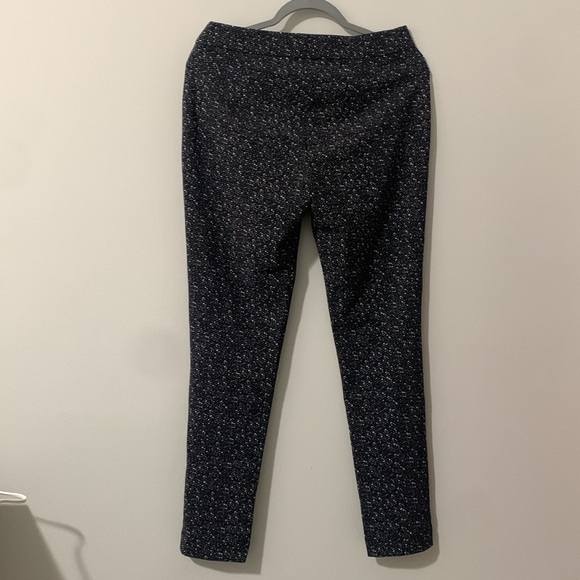 NWT Theory Leggings Black Gray Adbelle Tweed Pull On Stretch Work - Picture 5 of 7